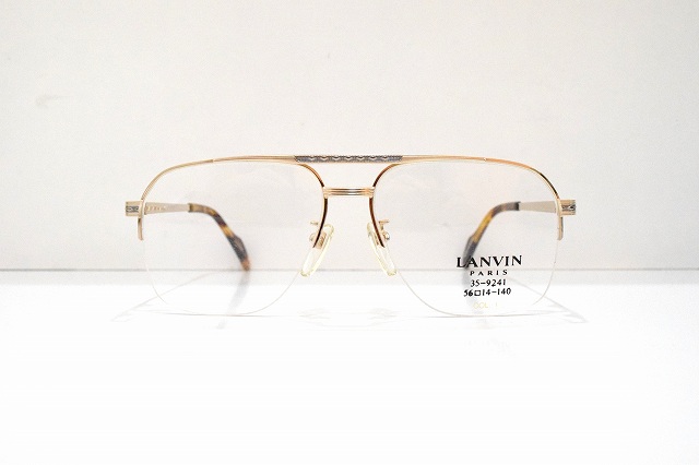 LANVIN（ランバン）35-9241 col.1A」のヴィンテージメガネフレーム新品