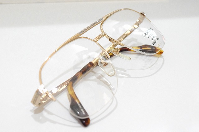 LANVIN（ランバン）35-9241 col.1A」のヴィンテージメガネフレーム新品